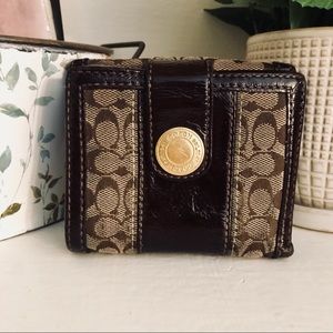 Coach mini wallet